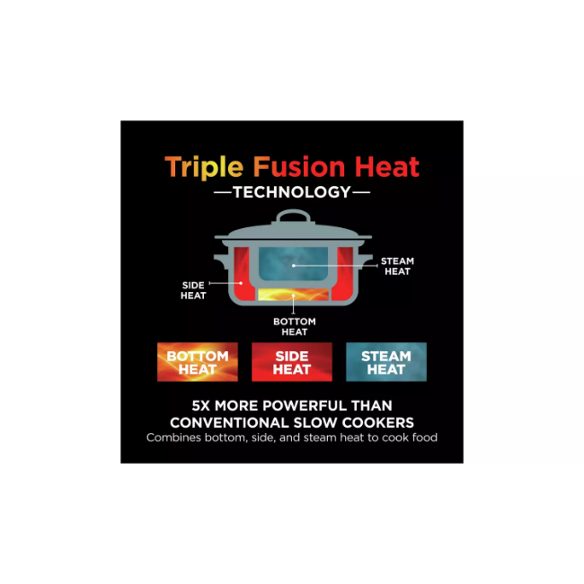 Ninja Foodi 8-In-1 Slow Cooker - Sea Salt Grey | MC1001UK - Image 4