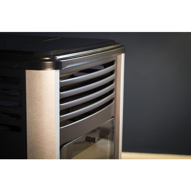 Sahara Manhattan Portable Gas Heater - Black and Silver | MAHNIR-BK - Image 4