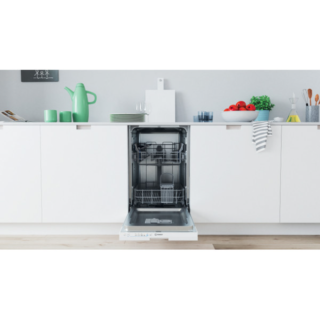 Indesit Integrated Slim Dishwasher - White | IN2IE10CS80UK - Image 4