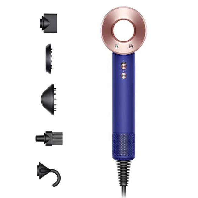 Dyson Supersonic Hair Dryer - Vinca Blue & Rose | 426082-01 - Image 3