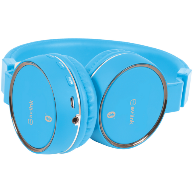 AV:Link Wireless Bluetooth Headphones - Blue | AVL-100553 - Image 4
