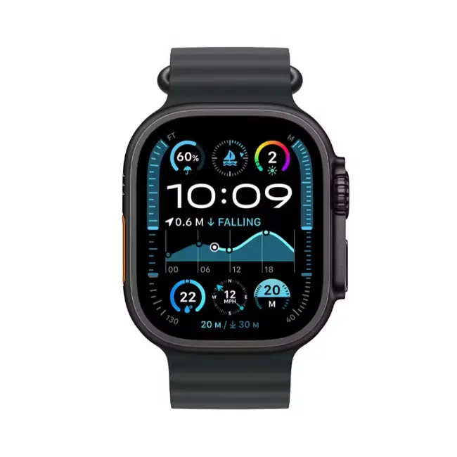 Apple Watch Ultra 2 | 49mm | Black Titanium Case with Black Ocean Band | MX4P3QA-A - Image 2