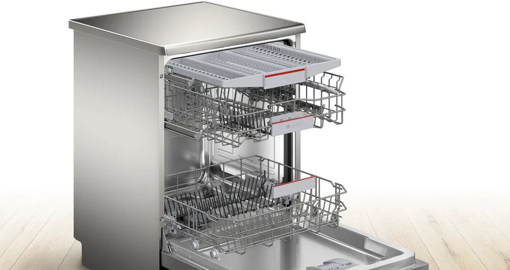 Bosch Series 4 Freestanding Dishwasher - Brushed steel | SMS4EMI06G - Image 3
