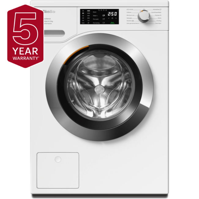 Miele W1 Front-Loader Washing Machine - Lotus White | WEK365WCS - Image 2