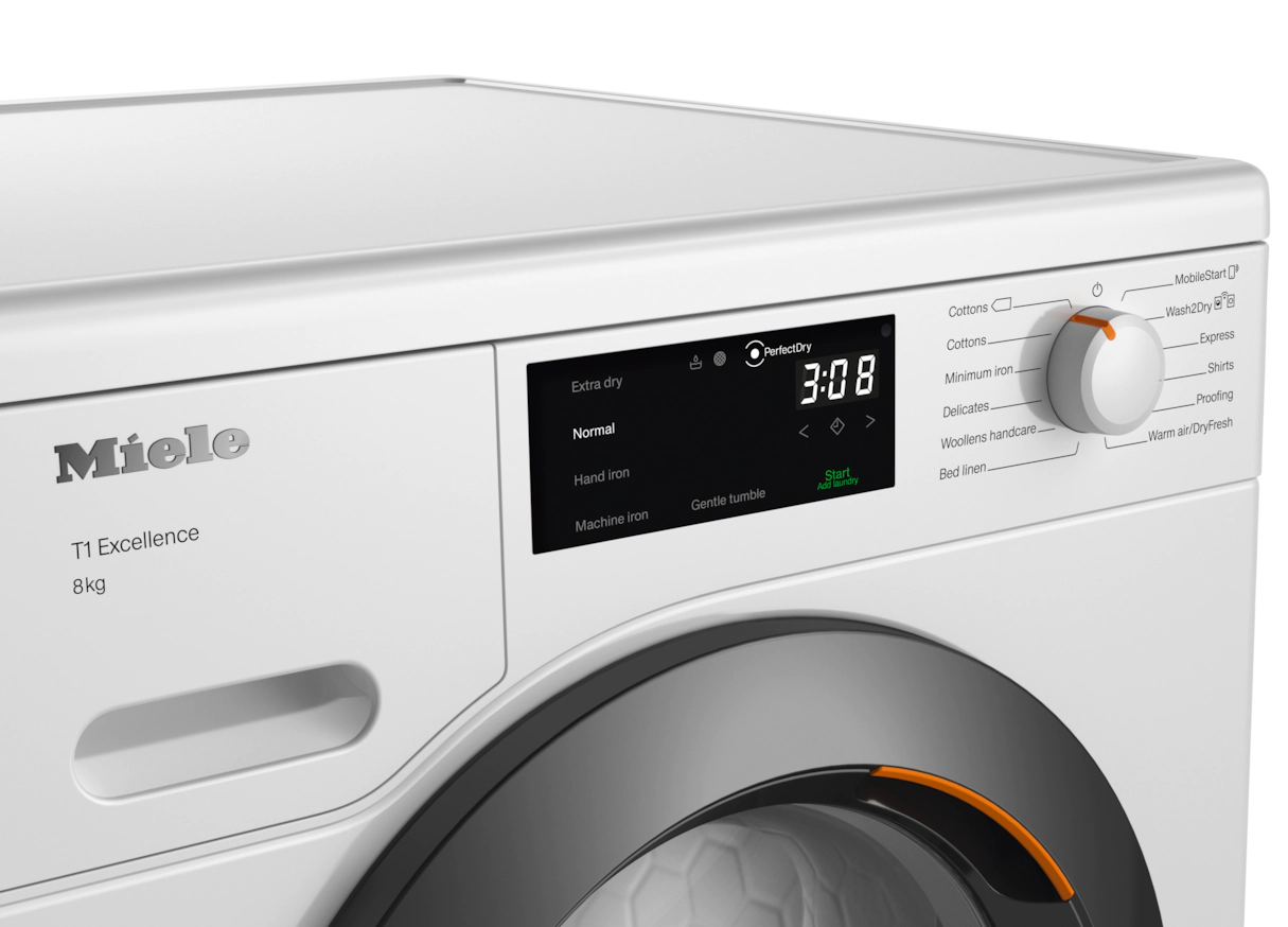 Miele EcoSpeed 8kg Heat Pump Dryer - White | TED265WP - Image 3
