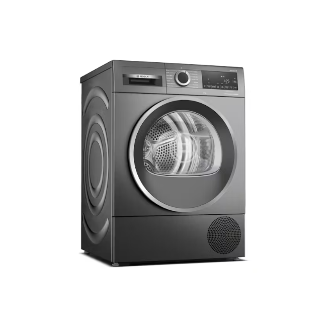 Bosch Series 6 Heat Pump Dryer 9kg - Grey | WQG245RIGB - Image 2