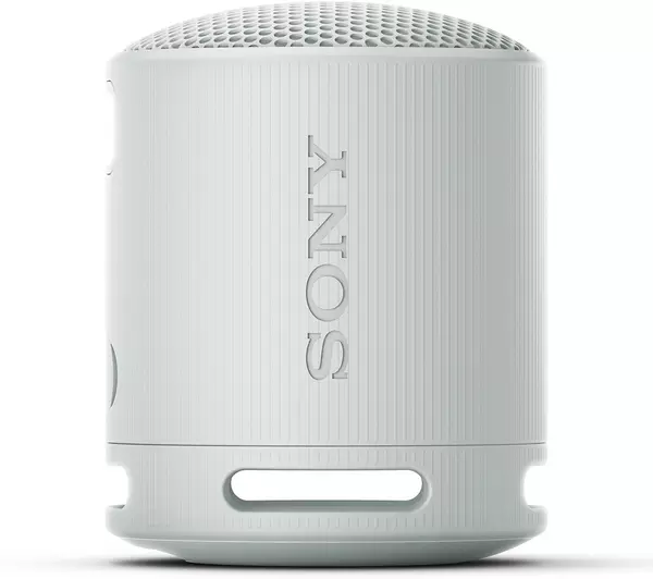 Sony Compact Portable Bluetooth Speaker - Light Grey | SRSXB100H Sony Compact Portable Bluetooth Speaker - Light Grey | SRSXB100H