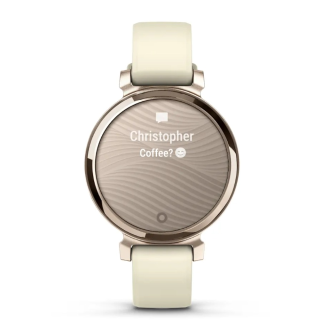 Garmin Lily 2 | Cream Gold with Coconut Silicone Band | 010-02839-00 - Image 3