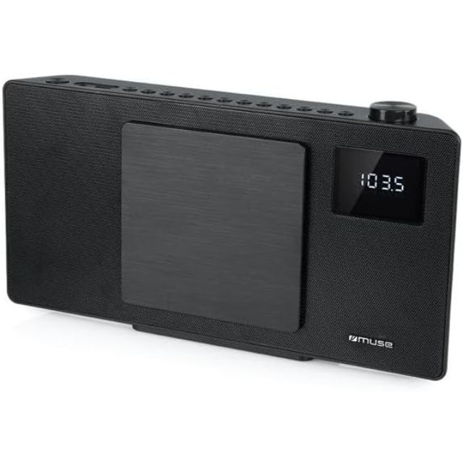 Muse CD Micro Hifi System BlueTooth - Black | M-60BT