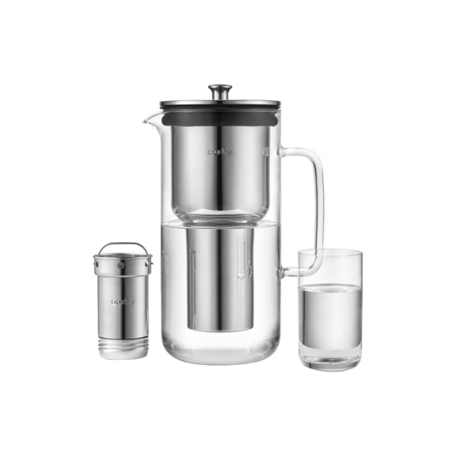 Aarke 1.18L Water Purifier Jug - Glass & Steel | A1120 - Image 6